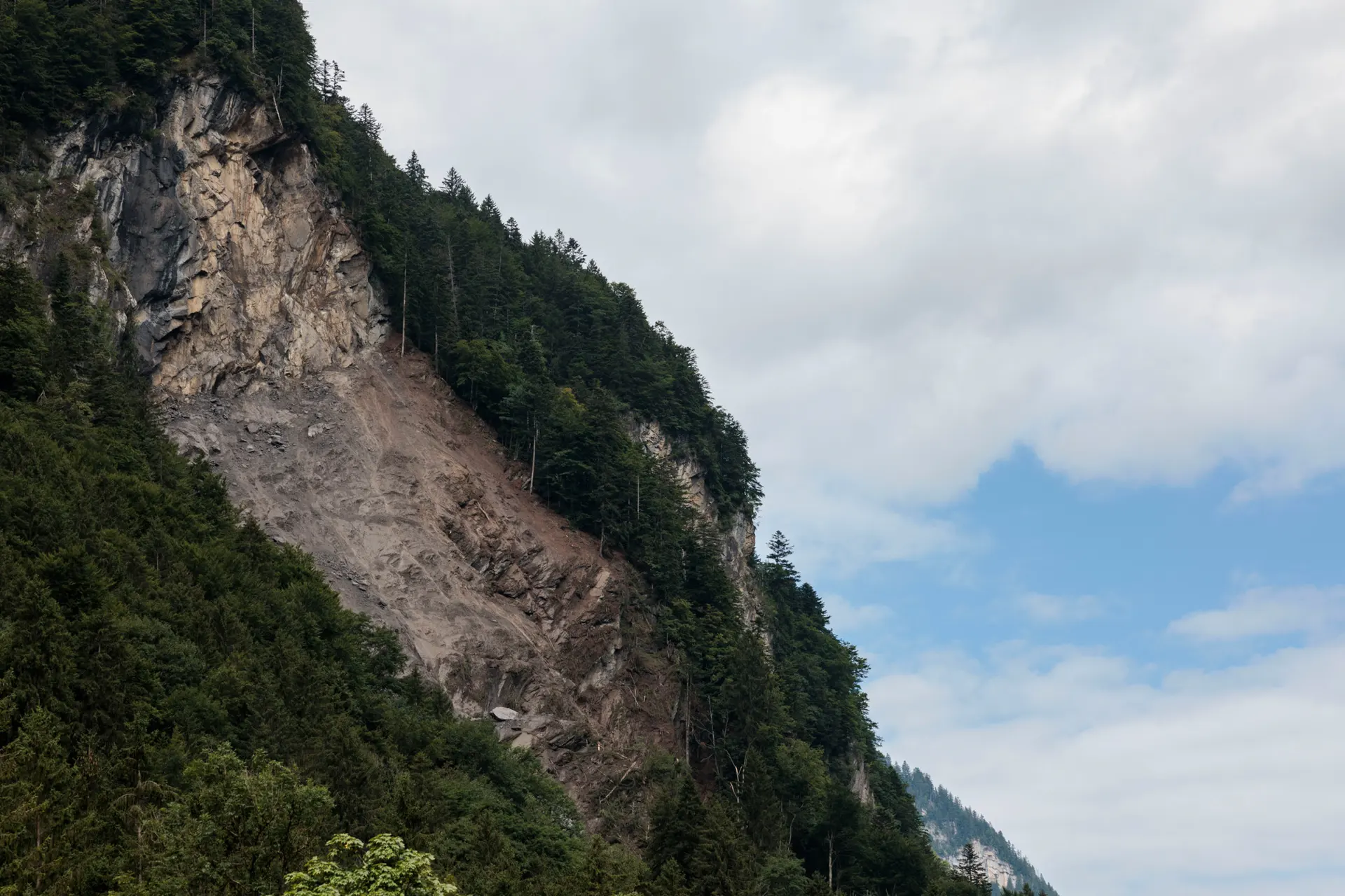 100’000 Kubikmeter Fels kamen runter